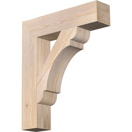 Ekena Millwork Olympic Block Smooth Bracket, Douglas Fir, 5 1/2"W x 26"D x 30"H BKT06X26X30OLY05SDF